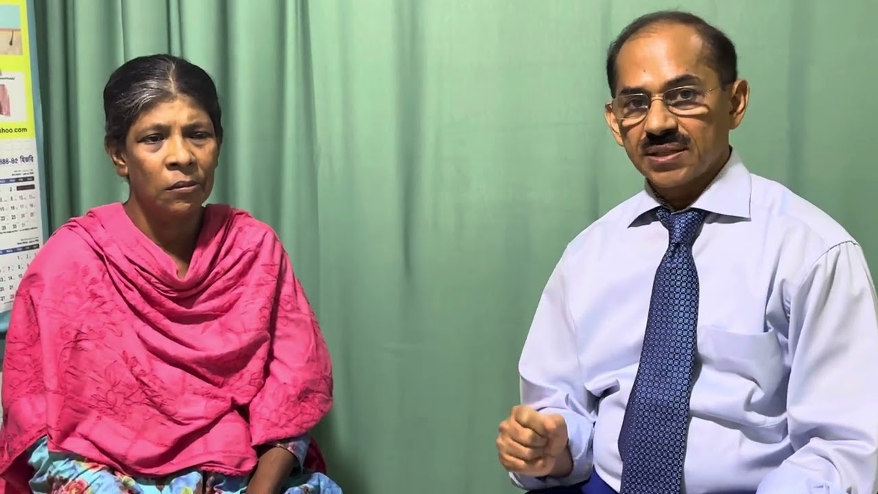পেট না কেটে (লেপারোস্কপিক পদ্ধতি)ও পেটে কলোস্টমী ব্যাগ লাগিয়ে রেকটাম ক্যান্সার অপারেশন।