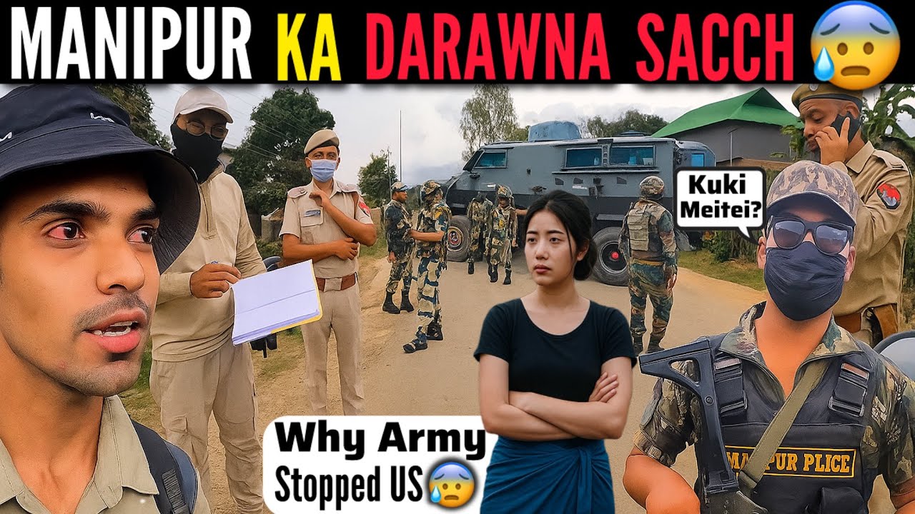 By Mistake I Entered Manipur’s Conflict Zone 😨 | Army Stopped Me | Safe Or Not?