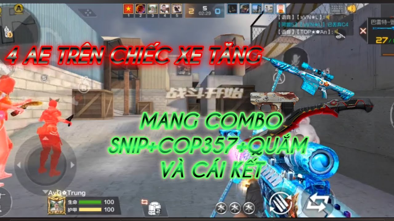 [CFM china] Mang combo snip + cop357 đi rank và cái kết.