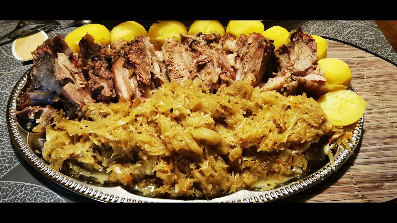 Karka su raugintais kopūstais, Kazane