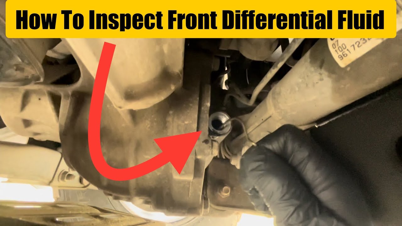 How To Check Inspect Front Differential Oil Nissan Frontier Xterra D40 or Any vehicle