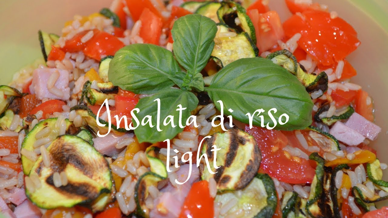 INSALATA DI RISO LIGHT...ideale per chi vuole restare in forma