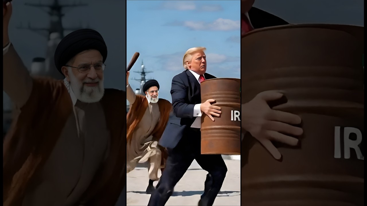 Trump Stole Oil from Khamenei 😂💥 #funny #comedy #memes #trump #hilarious #funnyshorts #jokes #putin