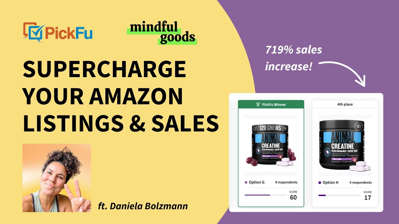 How Mindful Goods & PickFu Supercharge Amazon Sales [Webinar]