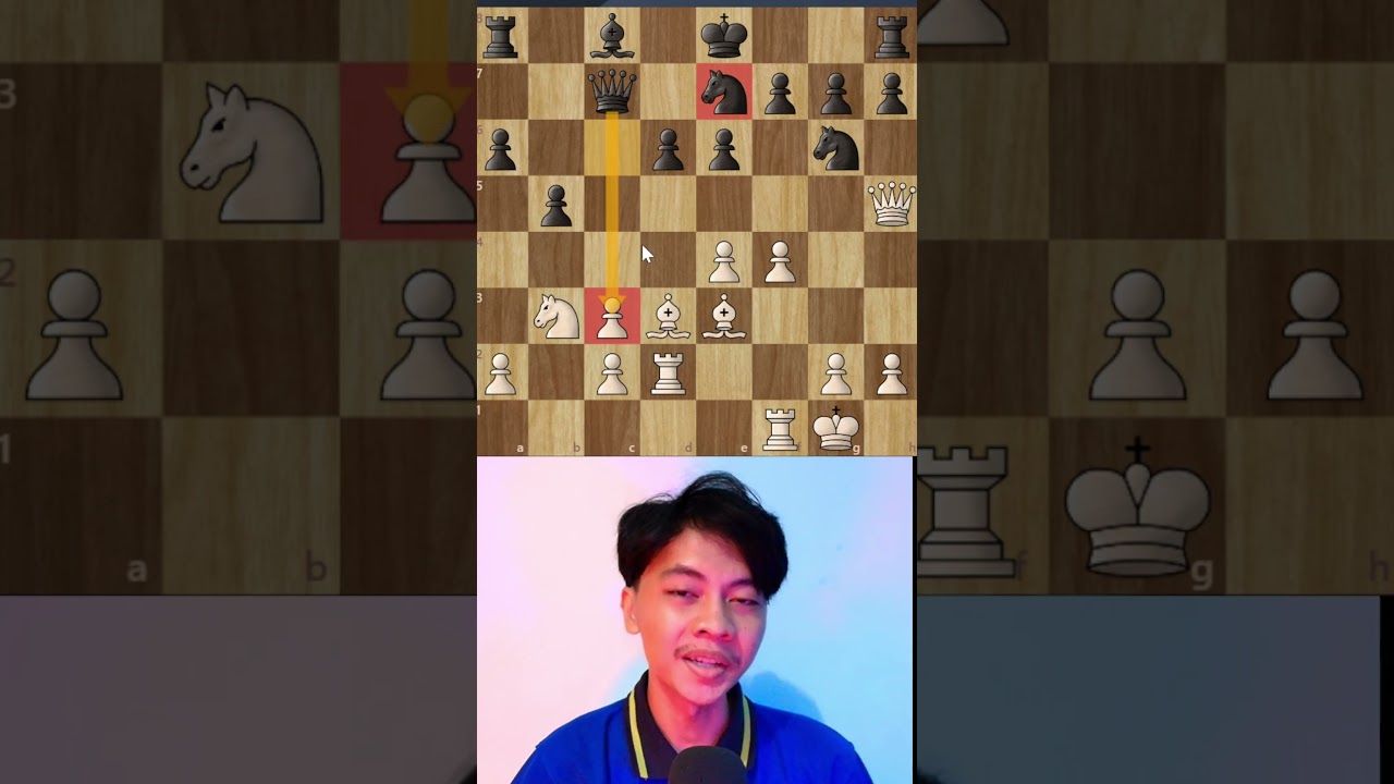 PENGORBANAN MENTERI TENGAH PAPAN MIKHAIL TAL  #baraachess #shorts #mikhaeltal