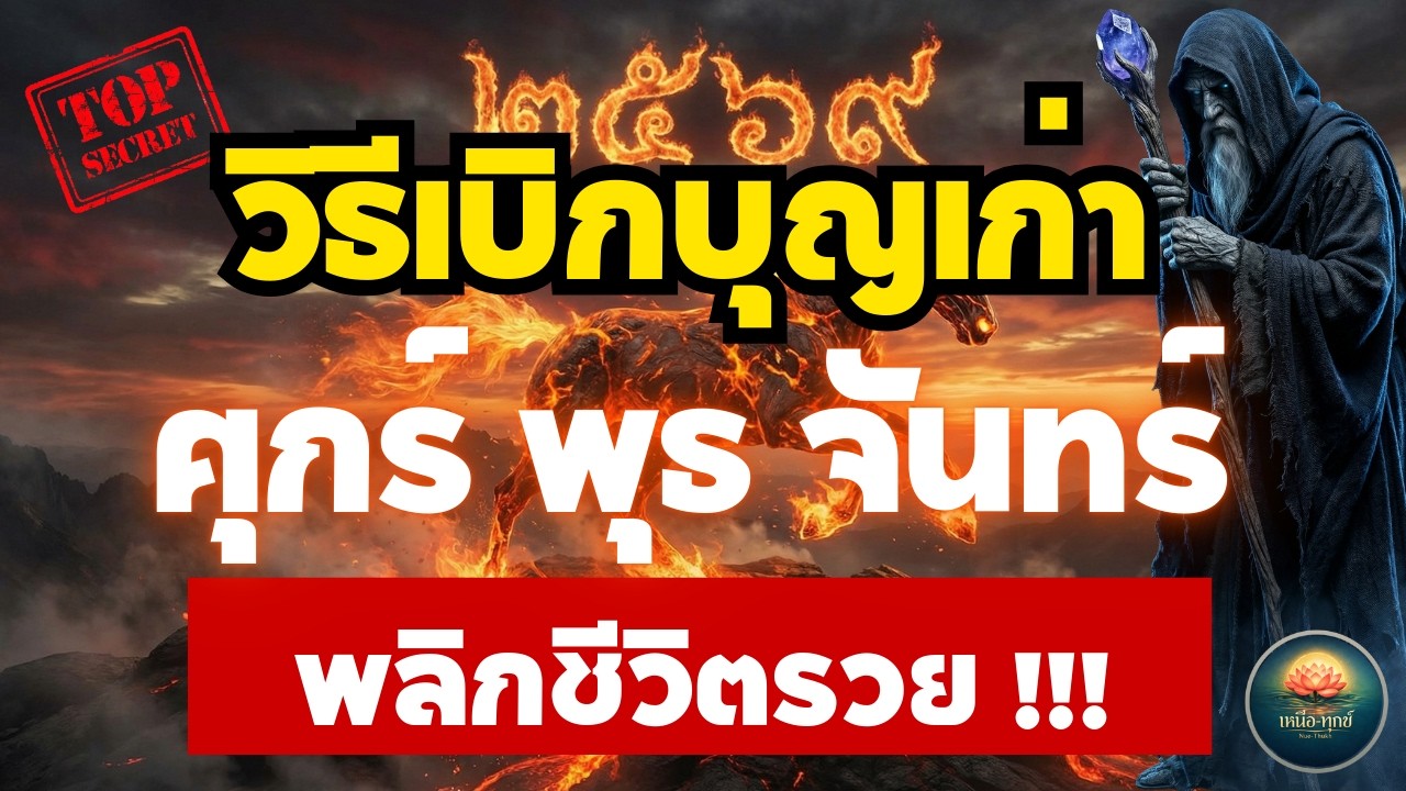 วิธีเบิกบุญเก่า! ด่วน 3 วันเกิด พลิกชีวิตรับปี 2569 แค่ทำสิ่งนี้...เงินทองไหลมาเทมา