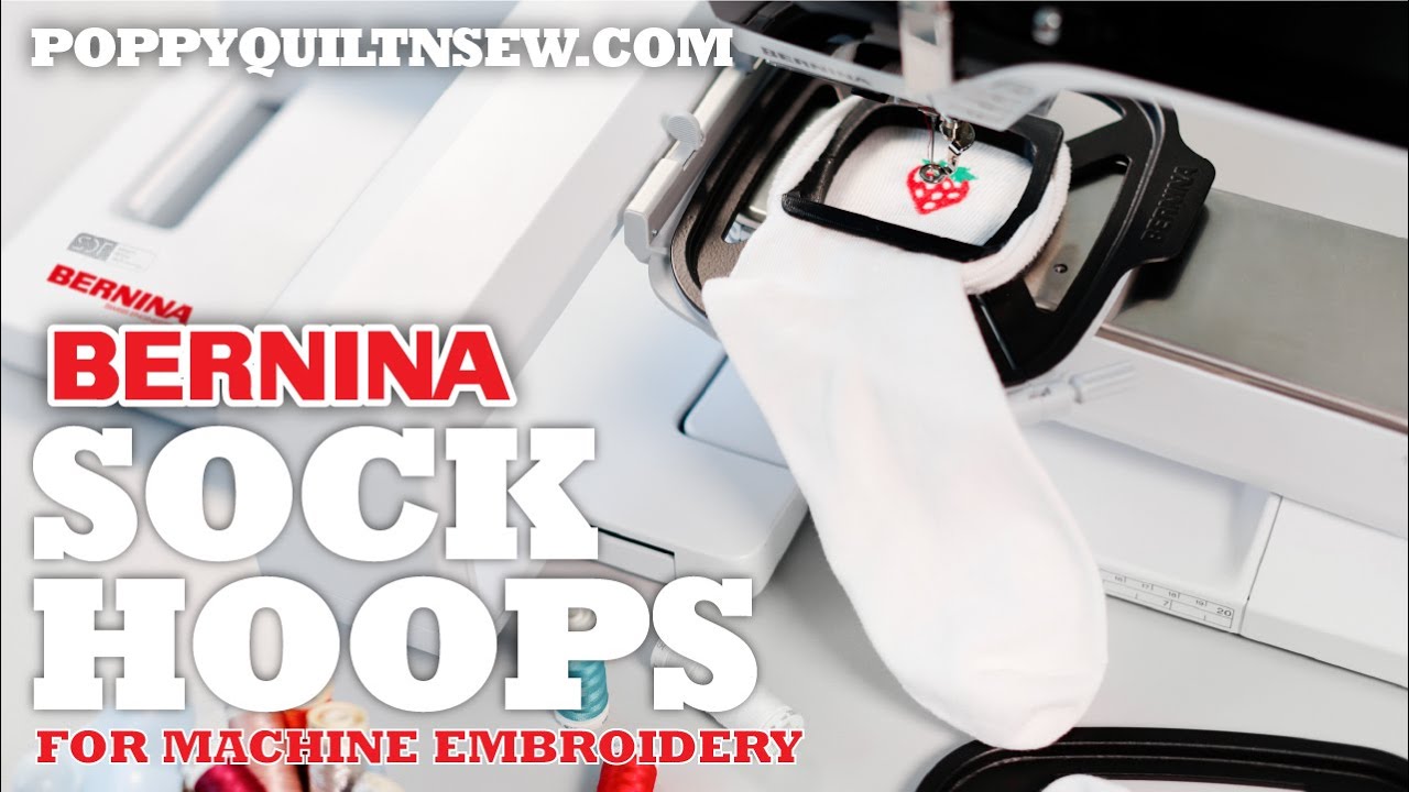 How to Embroider SOCKS with Bernina Sock Hoop Insert