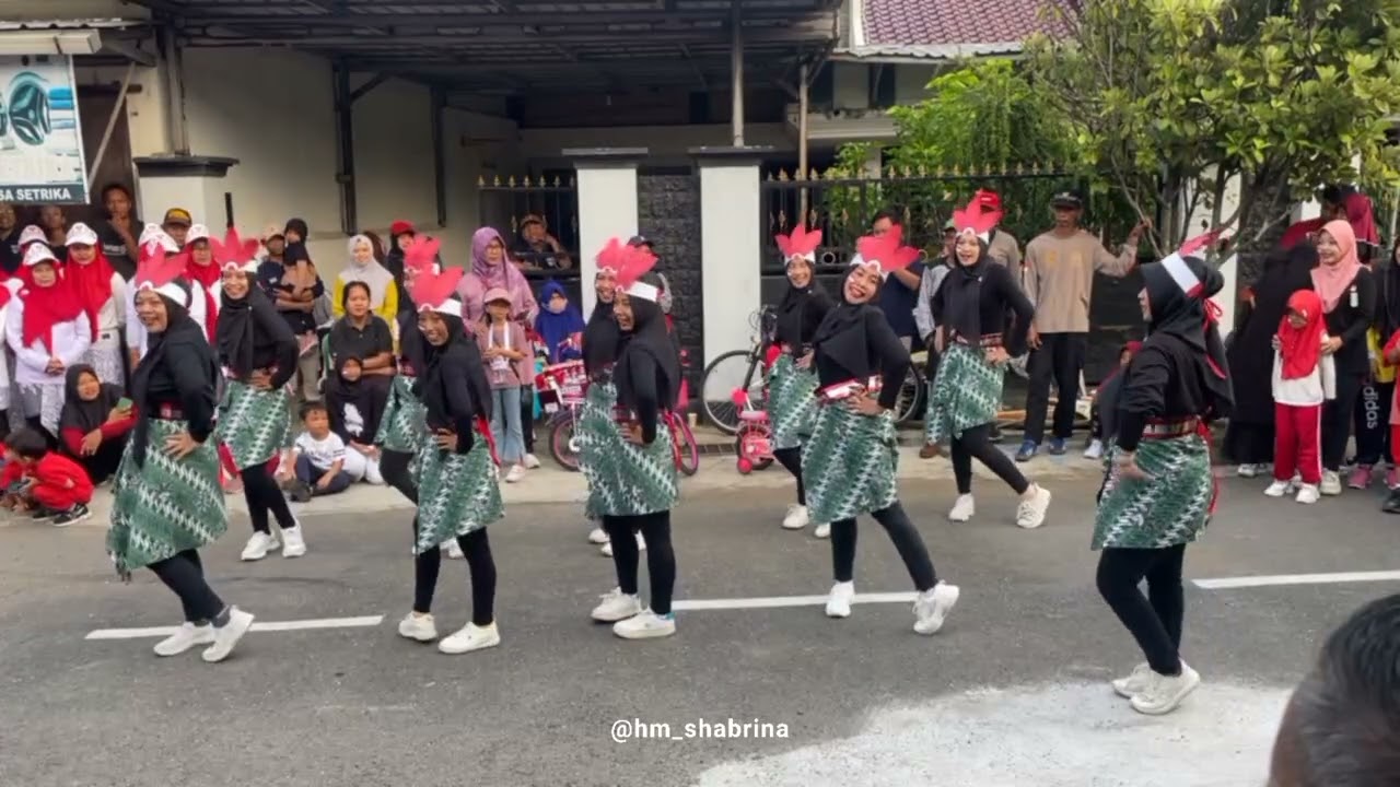 Lomba yel-yel RT 02 RW 01 Gunungsimping Cilacap | Dalam Rangka HUT RI ke-80