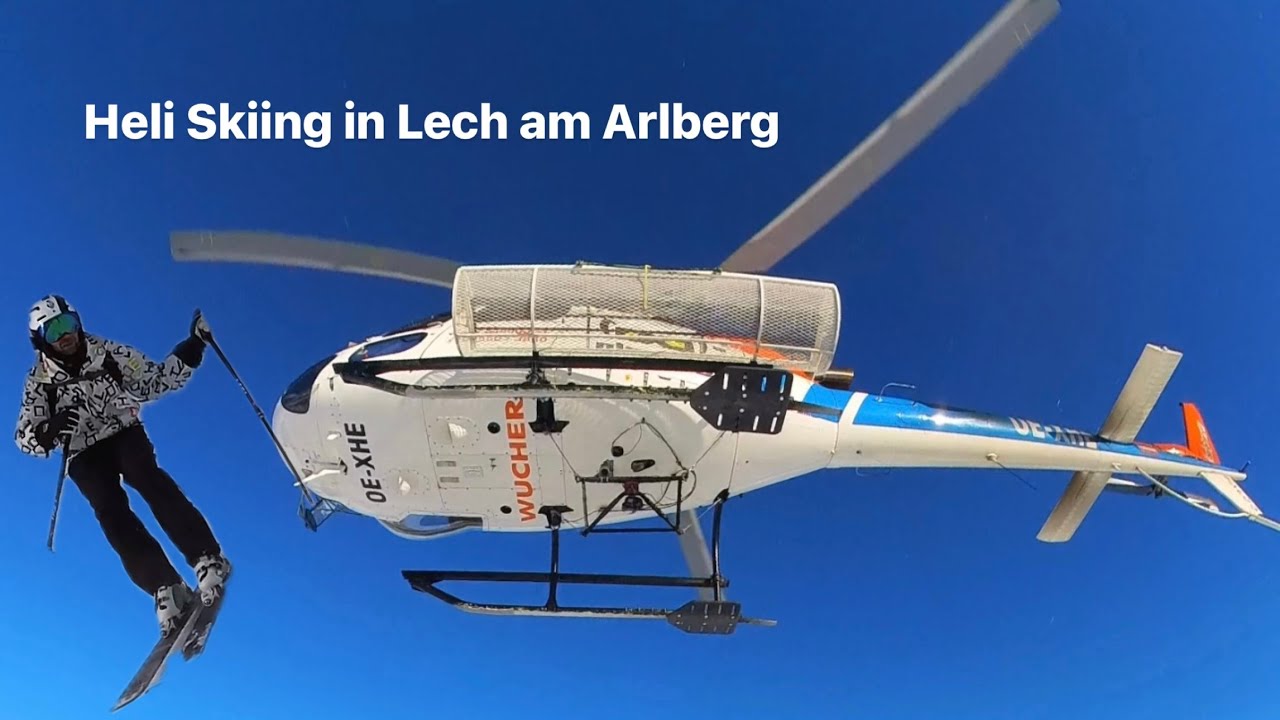 Heli Skiing in Lech am Arlberg. Freeride im Pulverschnee mit Kaiserwetter