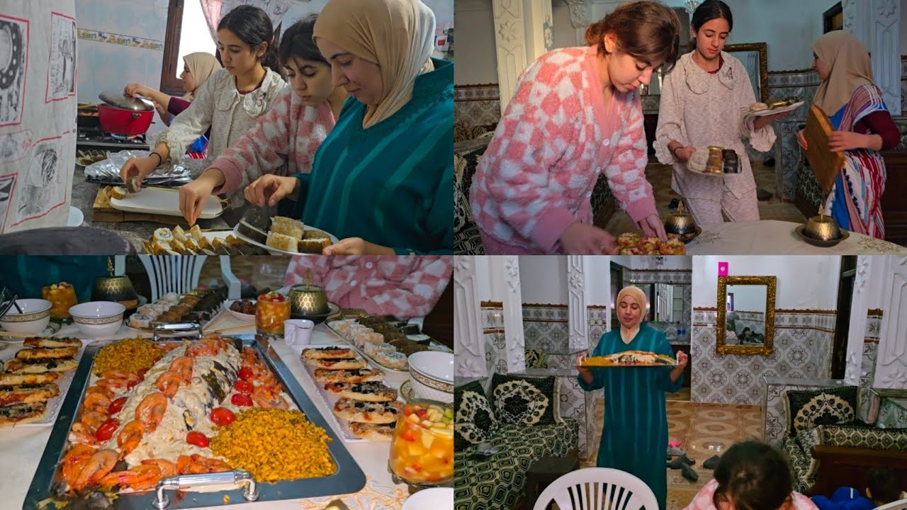 اليوم التاني فرمضان🌙 بغات تفطرنا بالسوشي😳 مشات تكحلها عماتها😳