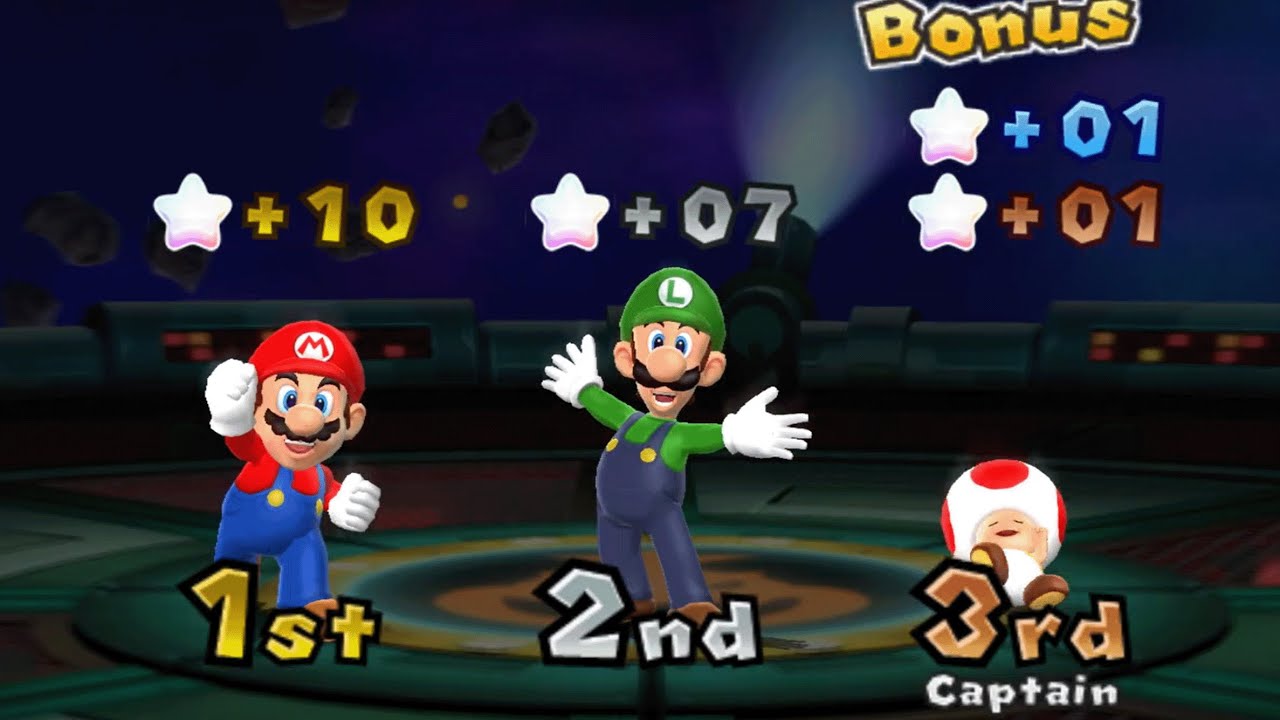 Mario Party 9 - Mario vs Luigi vs Toad - Bowser Station