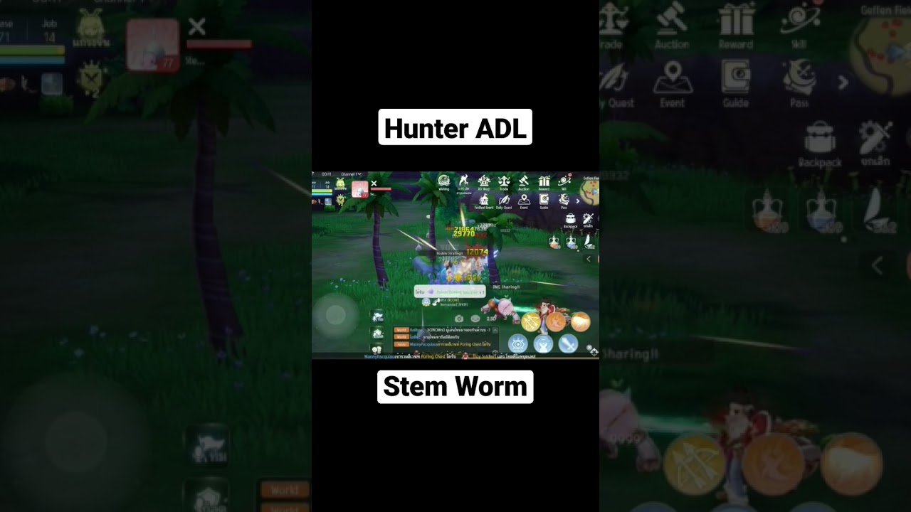 Roo origin Sniper ADL Cri farm Stem Worm #ragnarokorigin #roorigin #gravitygametech