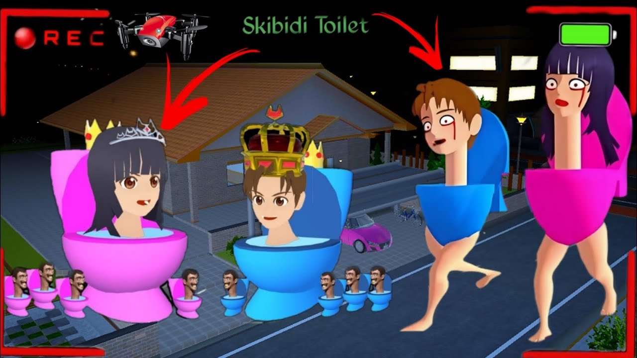 YUTA MIO Monster Skibidi Toilet 😱| SAKURA School Simulator👺