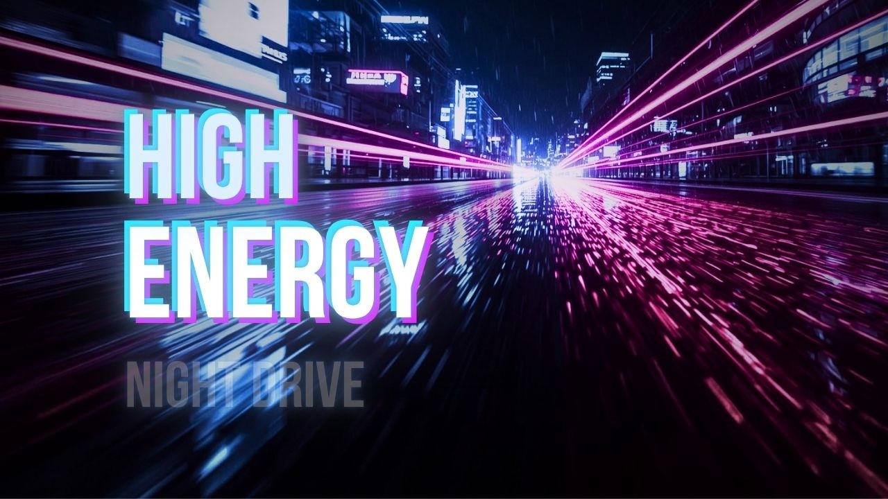 High Energy Night Drive 🚗 Neon City Rush | Dark Electronic Mix (2 Hours 40 Min)