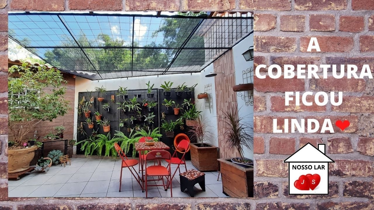 FIZEMOS UMA NOVA COBERTURA PARA O ORQUIDÁRIO