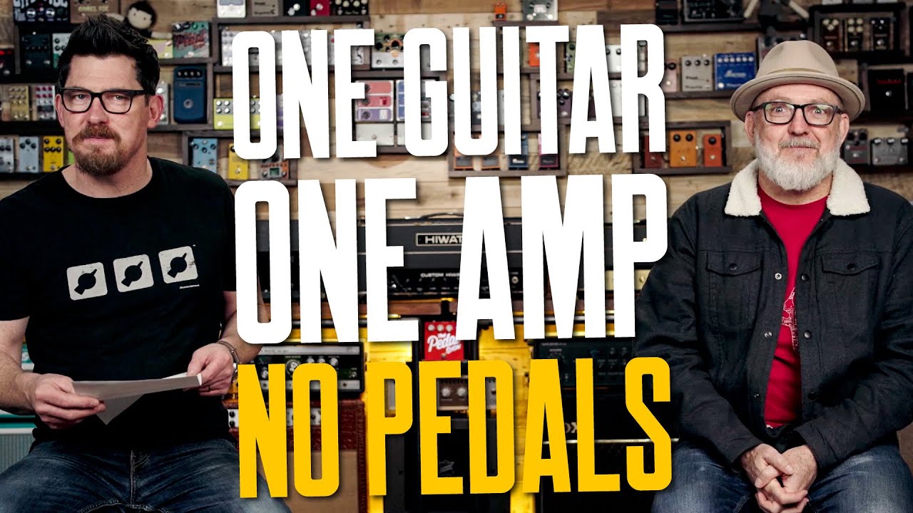One Guitar, One Amp, No Pedals Challenge – Dan Vs Mick
