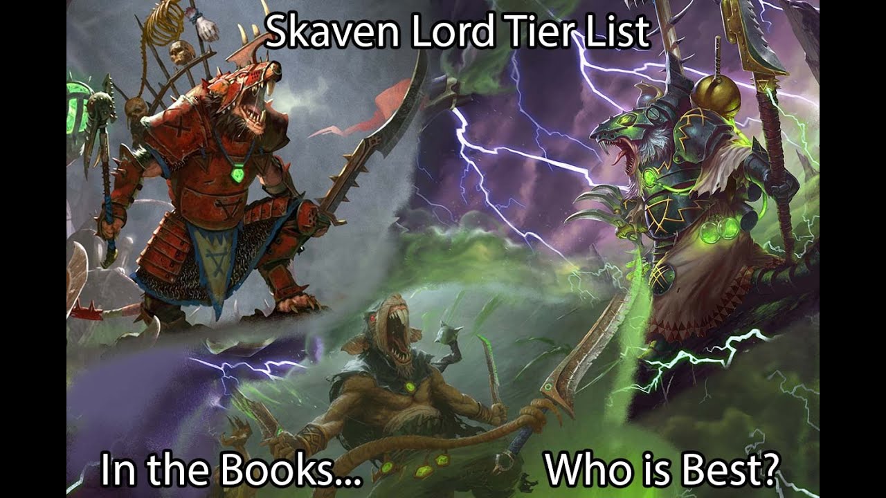 Skaven Lord Tierlist by Lore-Strength!