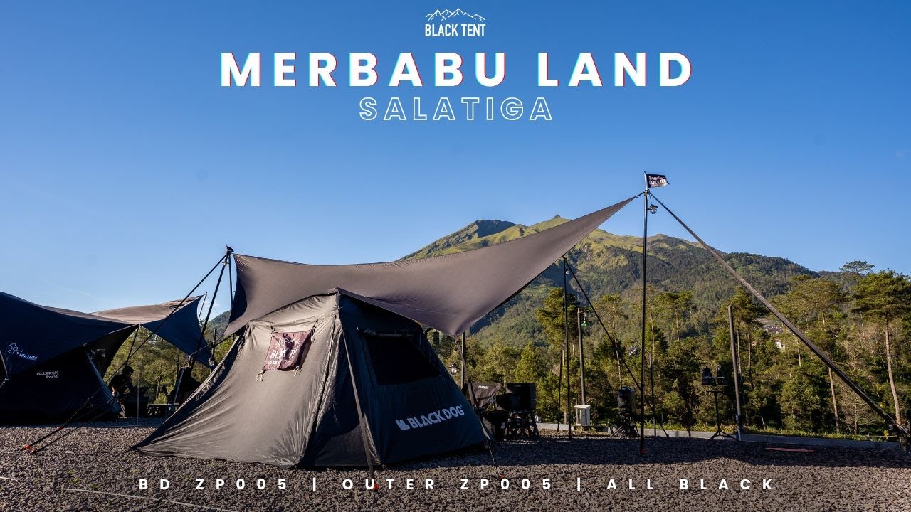 Merbabu Land Camping Spektakuler dengan View Merbabu, Sunrise & City Light Salatiga -Black Dog ZP005