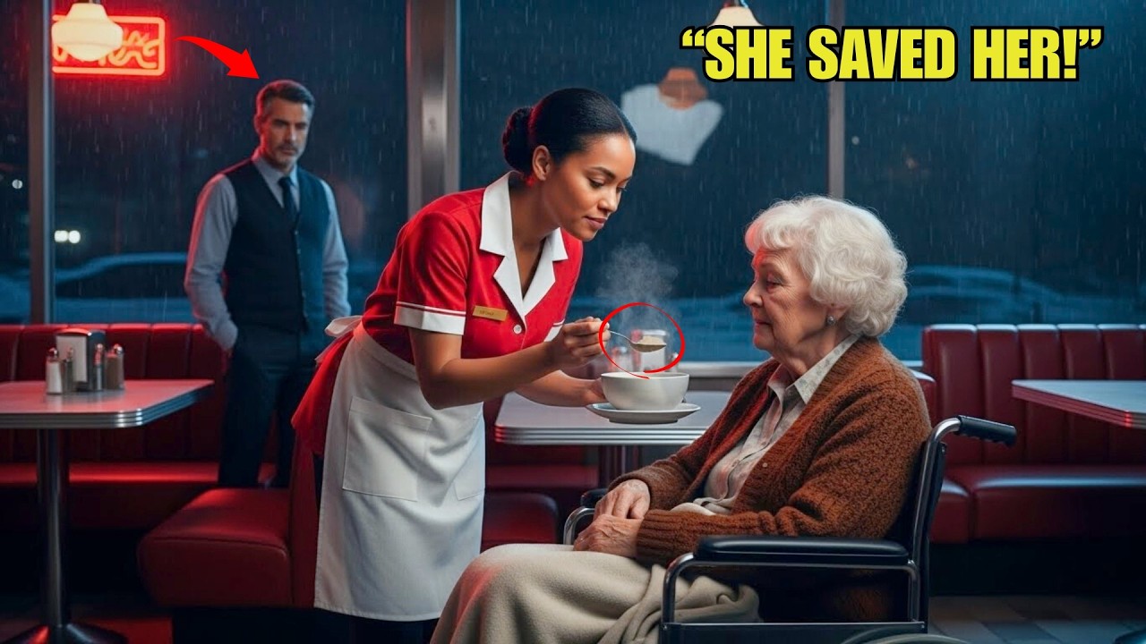 A Billionaire CEO Sees a Black Waitress Feeding His Disabled Mom, Then Changes Her Life Forever!