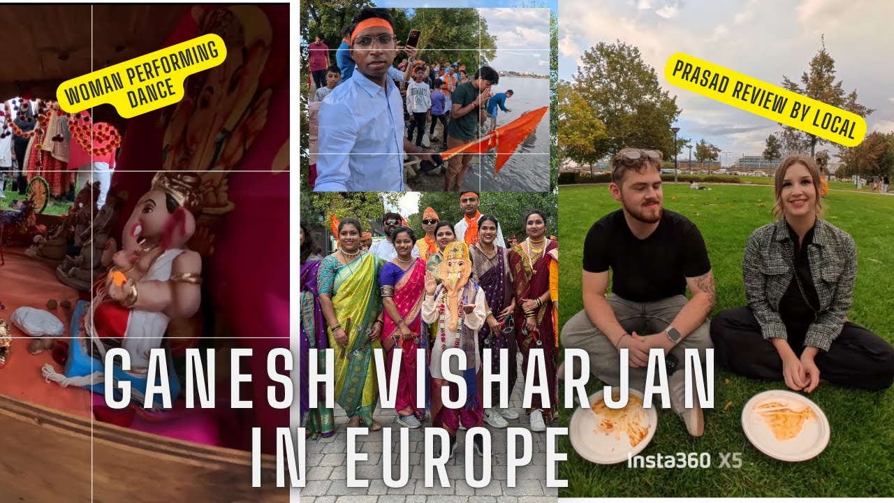 Ganesh Utsav in Europe |Budapest # Ganeshvisharjan #lalbaughcharaja #europe #tejisbahadur #ganesha