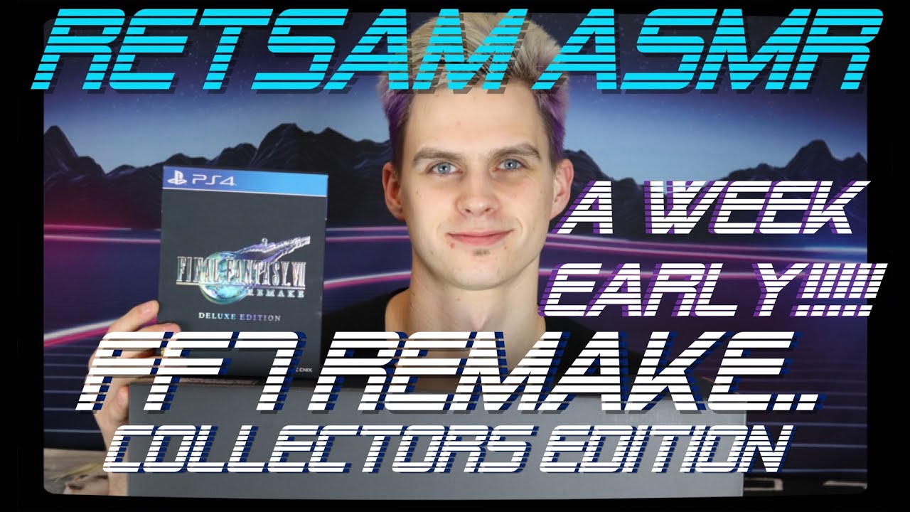Entire Week Early!! *Spoilers* Final Fantasy 7 Remake Collectors Edition Unboxing.. Whispered *ASMR*