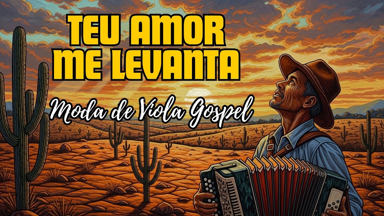 Teu Amor Me Levanta, Senhor | Moda de Viola Gospel sertaneja 🔥🎻
