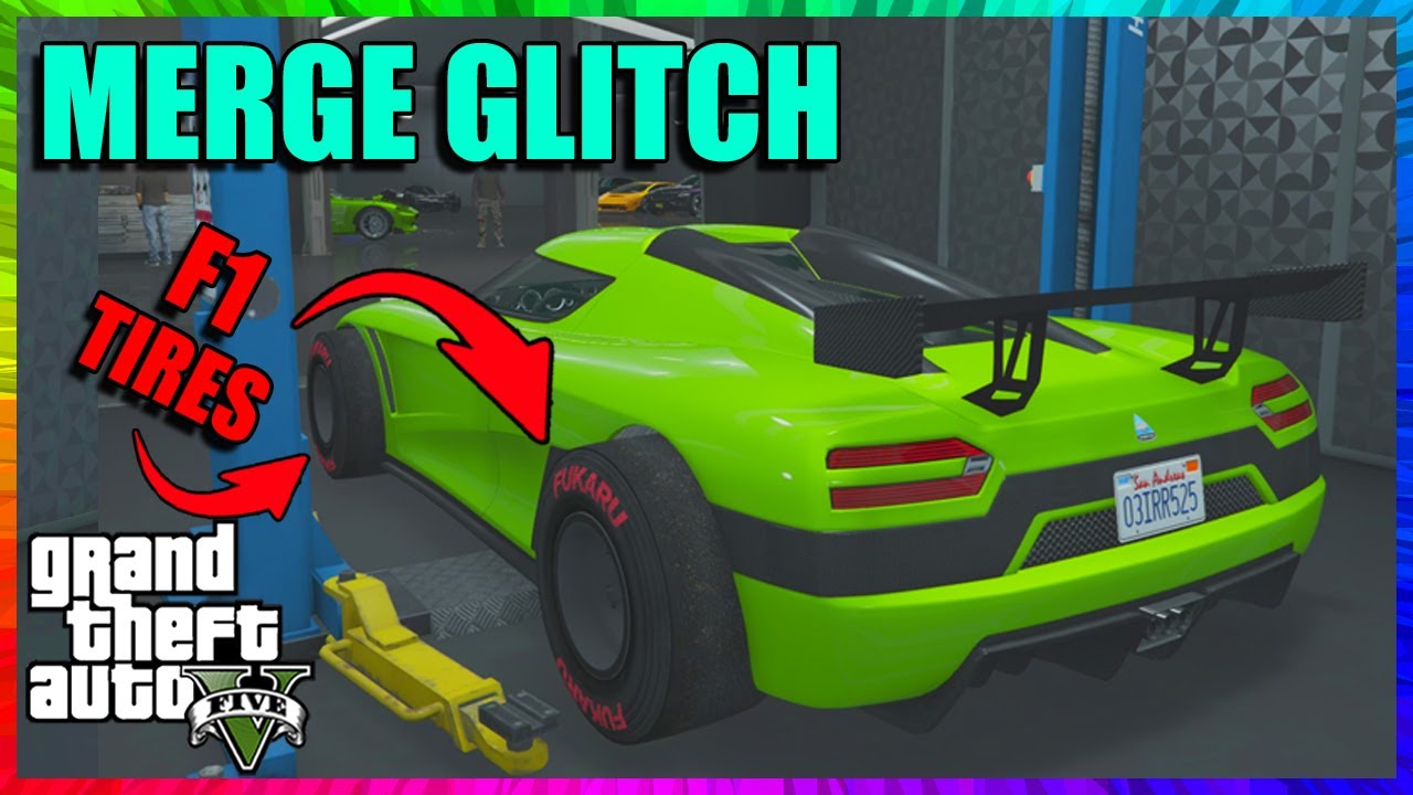 Car Merge Glitch *100% Working*  How To Put F1 Tires / Mods On Your Cars | GTA 5 Online