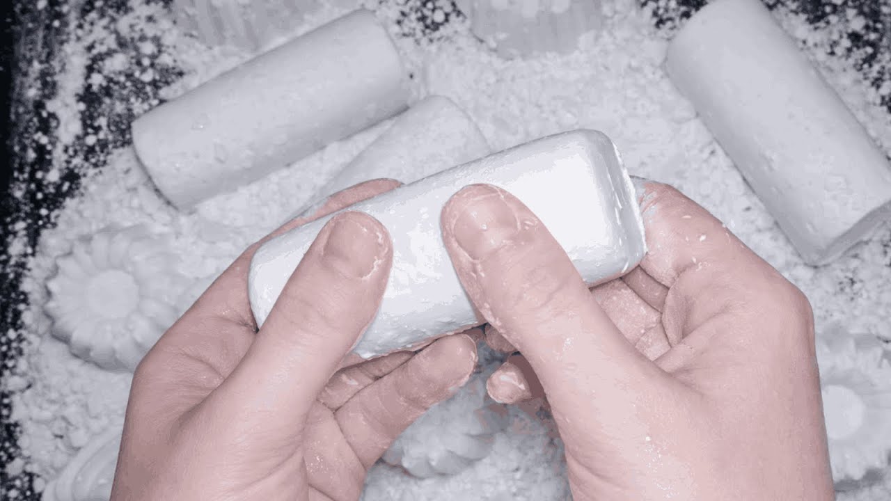 I Made This Chalk Too SOFT … ASMR Crushing 🤍 Satisfying
