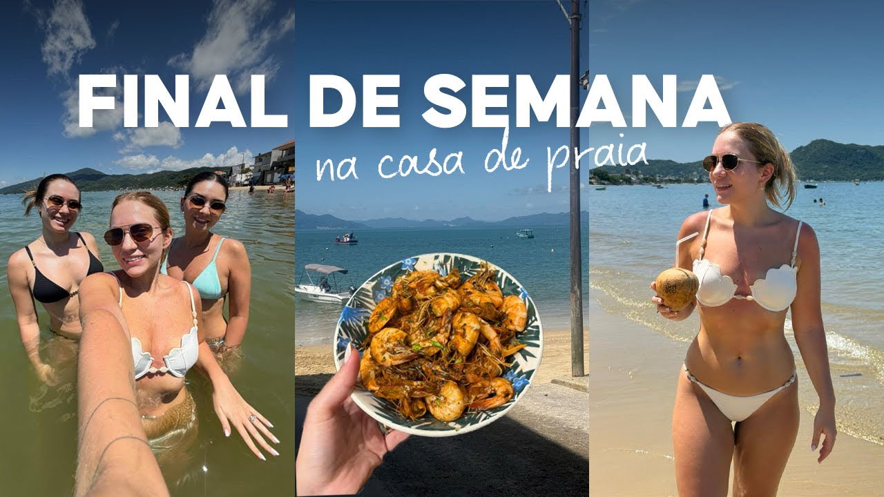 VLOG FINAL DE SEMANA NA CASA DE PRAIA - BOMBINHAS, SC