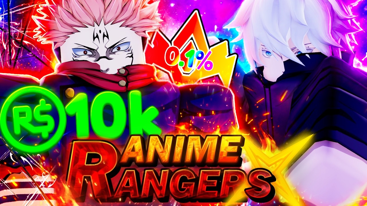 Spending 10K+ ROBUX For 0.1% Sukuna & Gojo in Anime Rangers x!