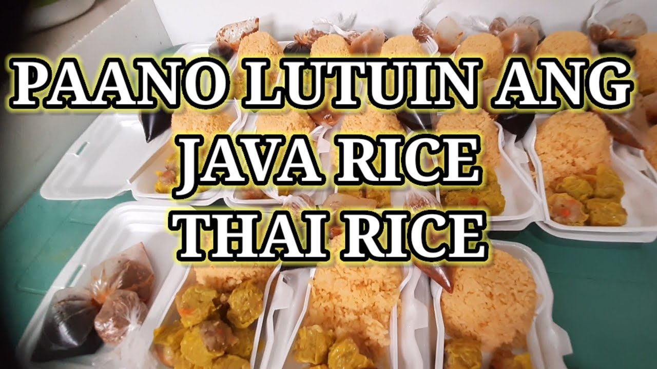 PAANO LUTUIN ANG JAVA RICE | THAI RICE | PANG NEGOSYO | MR. CLICK TV