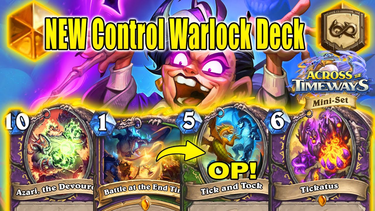 NEW Rin Azari -40 Cards In 1 Game! 2026 Control Warlock 7.0 At Across the Timeways | Hearthstone