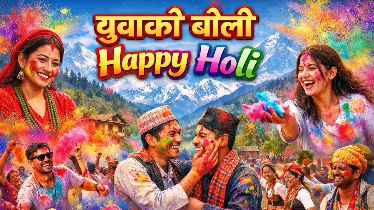 Yuwa KO Boli Happy Holi ⭐ New Nepali Holi Songs 2082 ⭐ Holi Song ⭐ Deuda fusion Songs 