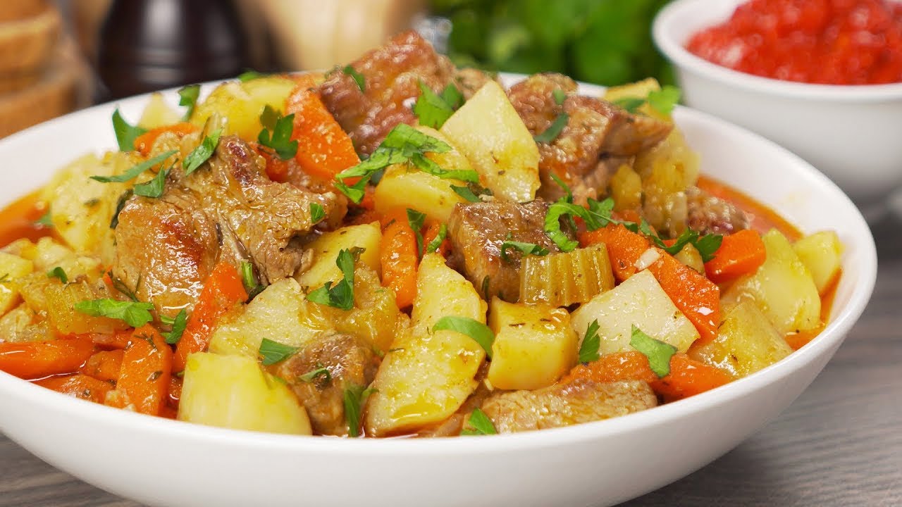 How To Cook the Best PORK STEW (Hearty and Tender) | One-Pot Pork Stew Recipe with Vegetables!!