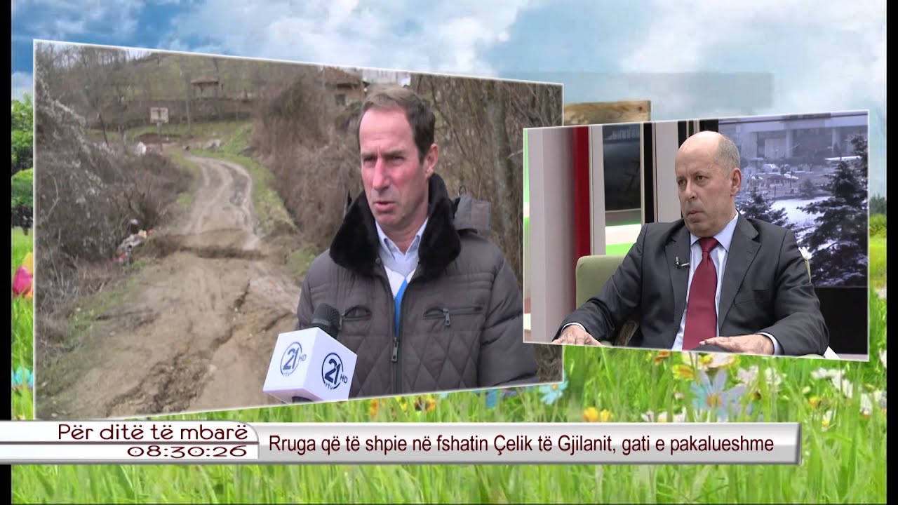 Rruga qe te shpie ne fshatin Celik te Gjilanit, gati e pakalueshme 03.02.2015