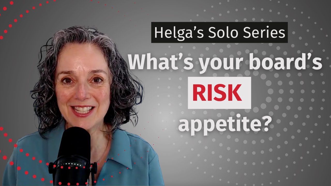 Helga goes solo: Risk appetite statements and what you need to know