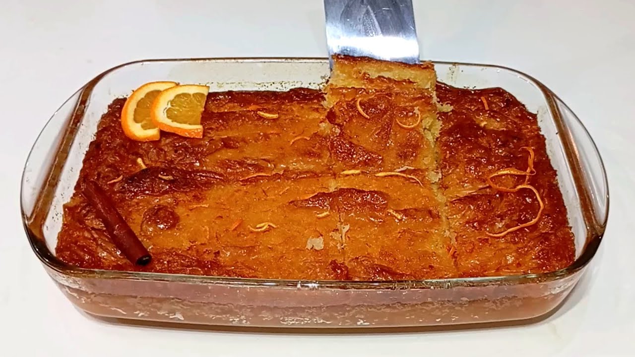 Постный апельсиновый пирог со слоеной корочкой – очень просто! Сочный! Ароматный! 🍊✨