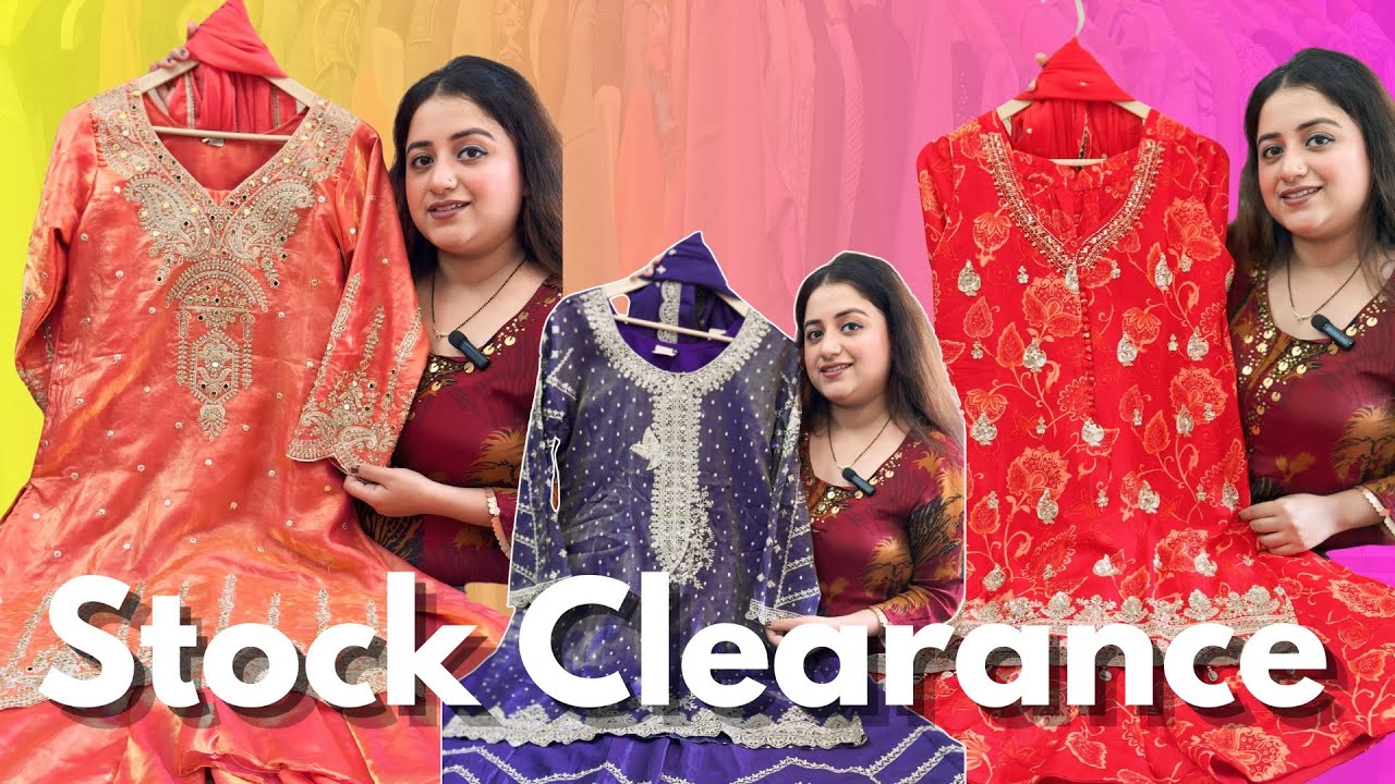 STOCK CLEARANCE SALE | COTTON SUITS, CORD SETS, DESIGNER SUITS, PARTY WEAR & MORE DESIGNS #sale 