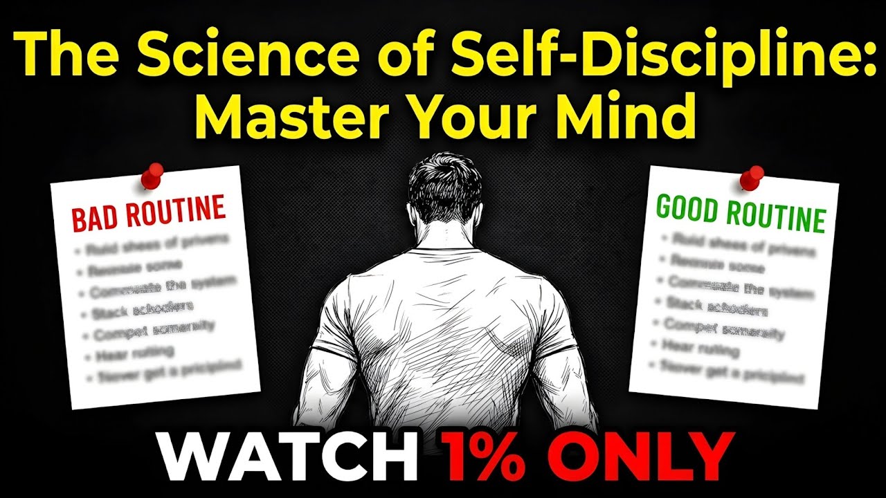 The Science of Self-Discipline: Master Your Mind #selfgrowth 