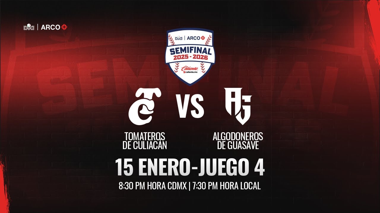 Tomateros de Culiacán vs Algodoneros de Guasave || 15 de Enero de 2026