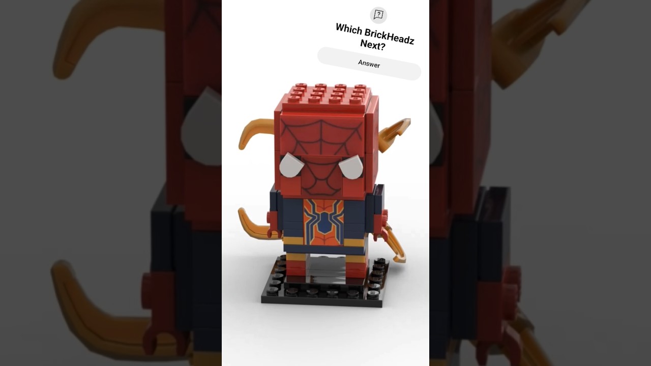 Lego 40670 | Iron Spiderman Brickheadz #lego #marvel #spiderman #brickheadz #speedbuild #infinity #8