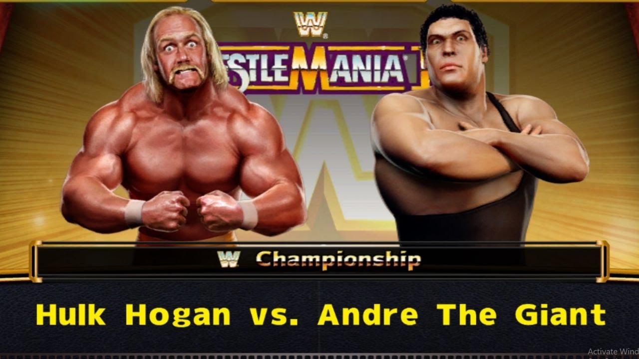 TITLE MATCH Hulk Hogan vs Andre the Giant - WWE Legends of Wrestlemania (Xbox 360) JKuzap