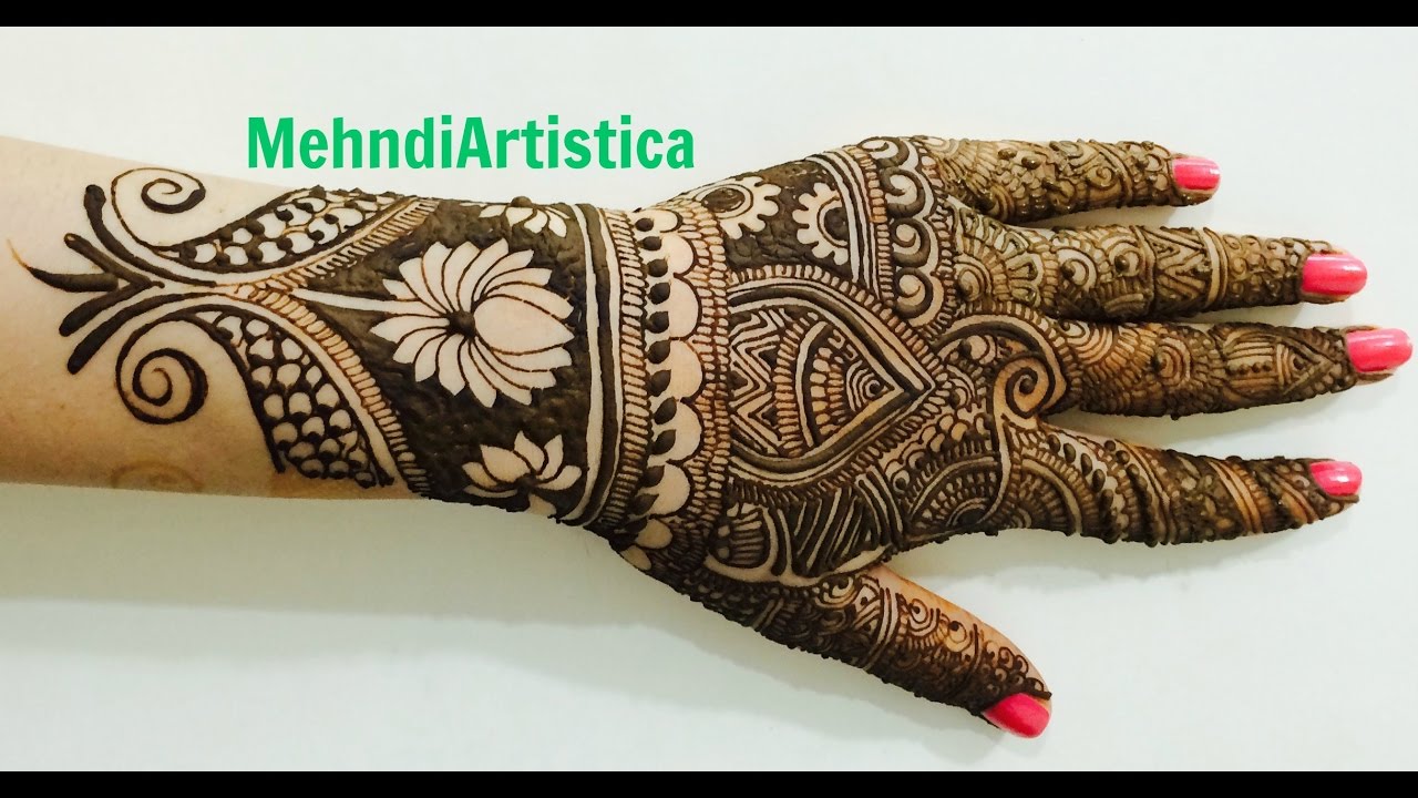 Beautiful Intricate Wedding Full Hand Mehndi Designs:Indian Mehendi Art By MehndiArtistica(Karwa)