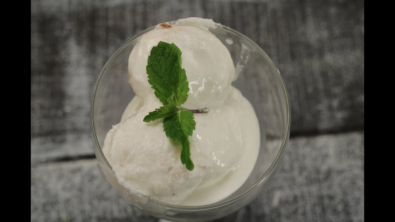 Lychee Coconut Ice Cream | Sanjeev Kapoor Khazana
