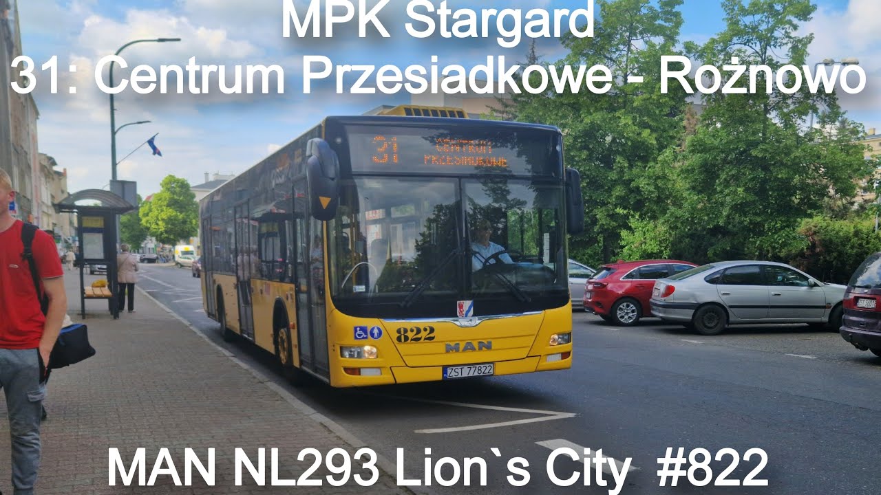 MPK Stargard - Linia 31, MAN NL293 Lion's City #822