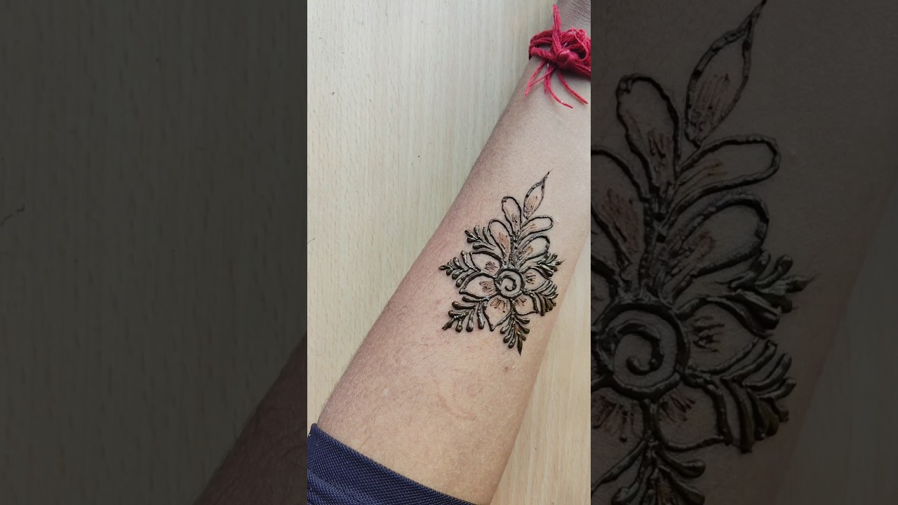 simple mehandi design