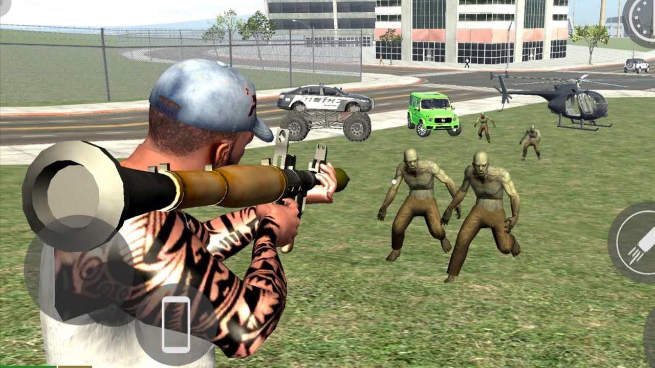 Police vs zombies but camera shakes heavily gameplay