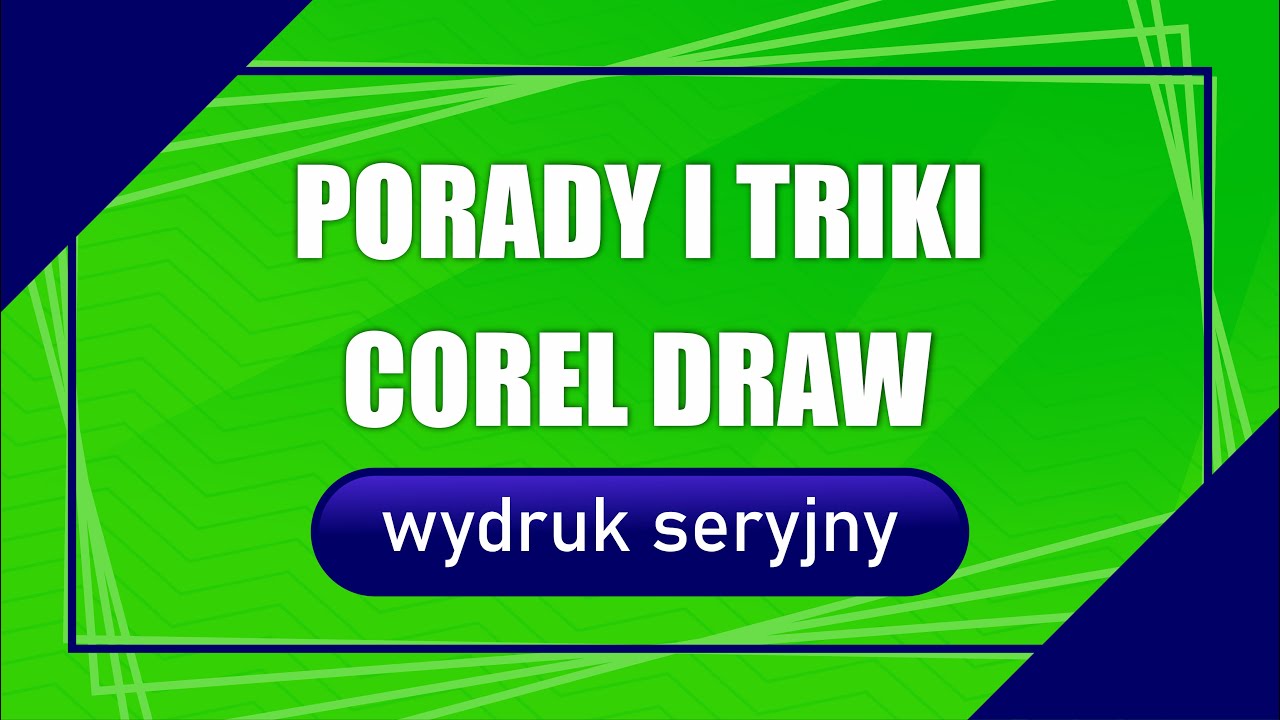 Jak wykonać wydruk seryjny w Corel Draw