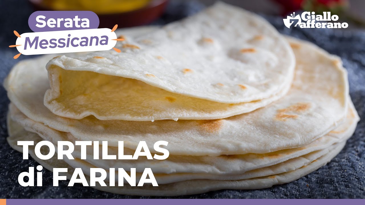 TORTILLAS di FARINA: ricetta SEMPLICISSIMA per una cena messicana!😍🌯