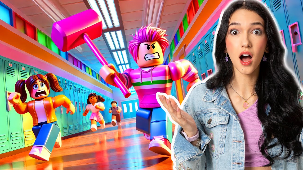 FERA DA MARRETA INVADIU A ESCOLA (Flee the Facility) | Luluca Games